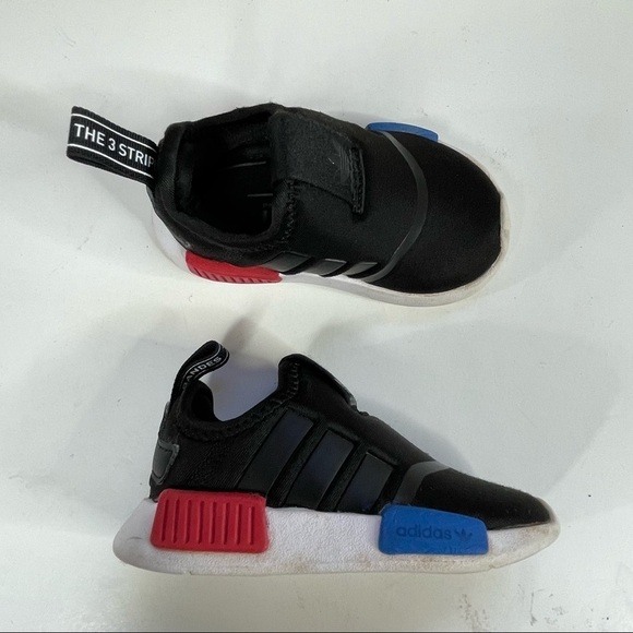 Adidas NMB 360 Pull On Sneakers Baby Size 5 - Picture 1 of 7